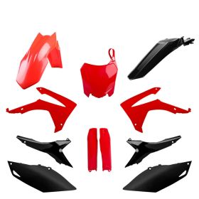 POLISPORT 11 Fairing Kit Red/Black for Honda CRF