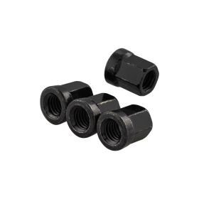 SIP MY M8x1.25 Black Steel Rim Nut Kit for Lambretta