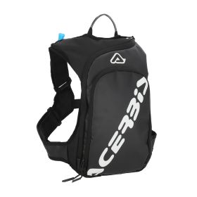 ACERBIS Sather Backpack Black/White 9L Capacity with Water Bladder