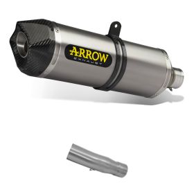 Marmitta slip-on Race-Tech ARROW titanio e fondello e raccordo catalitico per BMW C 650 Sport