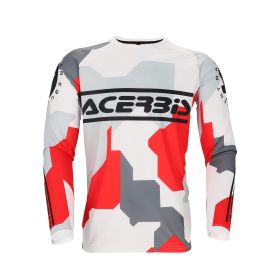 ACERBIS Off Road MX Polyester Shirt Linear Sumbawa Weiß/Grau