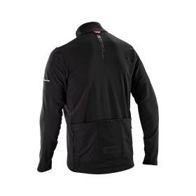 LEATT Thermaflow 4.0 Thermojacke für MTB winddicht schwarz mit 5 Taschen und Isolierung