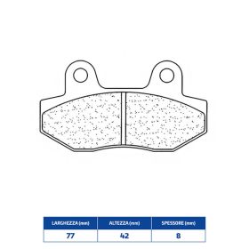 Vordere Bremsbeläge Paar CL BRAKES 2621A3+ gesinterte Verbindung für Straßenmotorräder