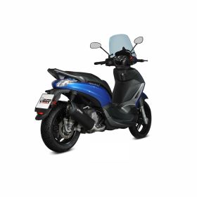 MIVV Mover komplette schwarze Auspuffanlage für PIAGGIO Beverly 350
