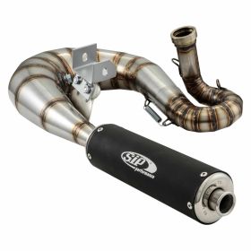 Système d'échappement course SIP Performance Camaro acier  silencieux aluminium noir mat