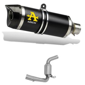 ARROW Thunder Slip-On Muffler aluminum dark carby cap and connector KTM rc 125 2015-2016