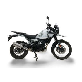 Marmitta Slip-on omologata GPR Dune Triovale Titanio per ROYAL ENFIELD himalayan 450