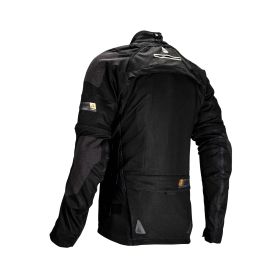 LEATT ADV Rally 5.5 Summer jacket Stealth black grey ergonomic