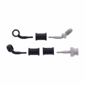 JMP 2 Tuyaux de frein en acier HBF-9005-H-MBK noir pour Yamaha XJ6 600