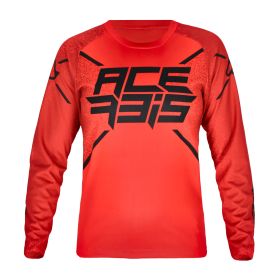 ACERBIS Off Road MX j-kid fünf Rot/Schwarz Polyester Trikot