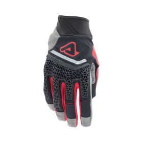Guanti Motocross ACERBIS CE PRO ENDURO Omologati Nero Rosso