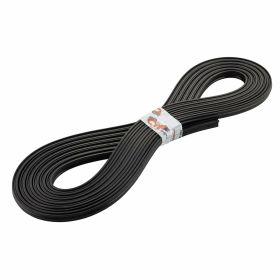 Stirsce listello pedana CIF in gomma 3900x10mm nero per Vespa 125 VNB