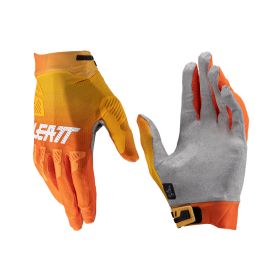 LEATT Moto 2.5 X-Flow Summer gloves Flame orange yellow breathable