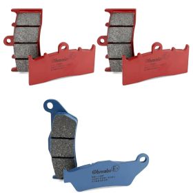 BREMBO Bremsbelagsatz 2 Paare vorne SA und 1 Paar hinten CC für BMW R