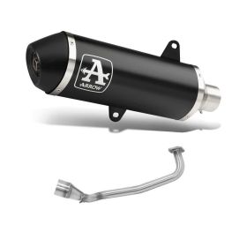 ARROW Urban Slip-On Racing Exhaust Dark Aluminum and Collector for Yamaha Tricity 125