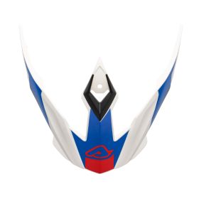 Frontino casco bianco/blu/rosso ACERBIS per casco FLIP 22-06
