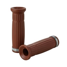 CIRCUIT Poignées Classiques Marron D.22/24x120mm pour Vespa ET2