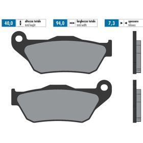 POLINI ORIGINAL Bremsbeläge Paar 40x94x7,3 mm