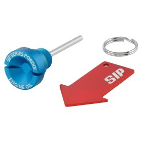 SIP SERIES PORDOI Engine Oil Fill Screw Matte Blue Anodized for Vespa GTS Super