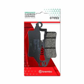 Plaquettes de frein BREMBO paire Carbon Ceramic 07093