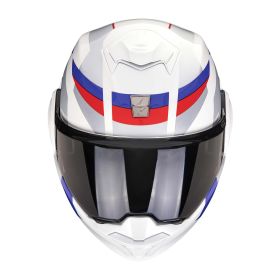 Casco modulare reversibile Scorpion EXO-TECH EVO PRO Acuti bianco blu