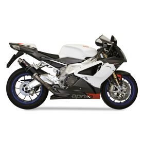 Doppia marmitta Slip-on nera MIVV Gp per APRILIA rsv 1000