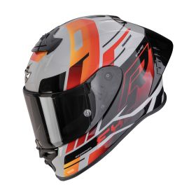 Casco integrale Scorpion EXO-R1 EVO II AIR Adrenaline grigio arancio