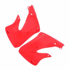 Coppia fianchetti radiatore POLISPORT rosso per Honda CR