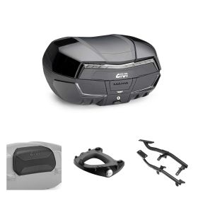 GIVI MAXIA 5 TECH Rauchschwarzes Topcase-Kit 58L für YAMAHA XTZ TENERE