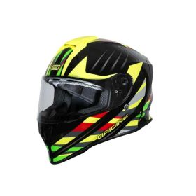 Casco bambino integrale ORIGINE DINAMO FOOLISH giallo/nero lucido