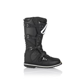 ACERBIS genehmigte e-team Motorradstiefel schwarz mit 4-Haken-Verschluss