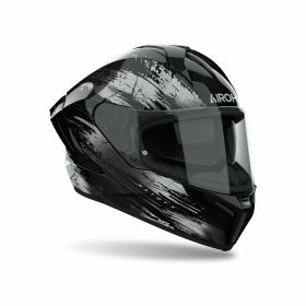 AIROH MATRYX REFLEX glossy gray full-face helmet