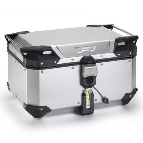 GIVI EVO SMART Top Box Luggage Kit Anodized Gray Aluminum 58/37L for BMW R GS