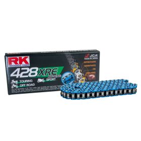 RK Getriebe-Kit Kette XRE Blau/Grau 132 Glieder 428 Schwarzes Zahnrad 48z 13z Ritzel