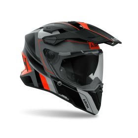 AIROH COMMANDER 2 SKIP Dual Road Enduro Helmet Matte Orange