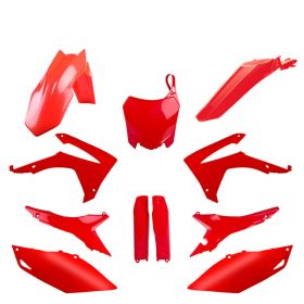 Kit 11 carene POLISPORT rosso per Honda CRF