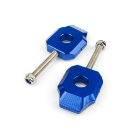 STR8 Blaue Kettenspanner Paar 12mm DERBI