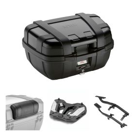 GIVI TREKKER 52L Black Top Case Kit for KAWASAKI Z900