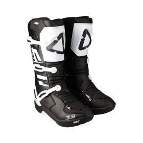 Stivali moto LEATT Moto 3.5 2023 bianco nero chiusura SideLock