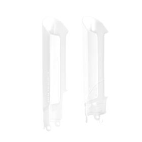 Coppia copristeli forcella POLISPORT bianco per Honda CRF