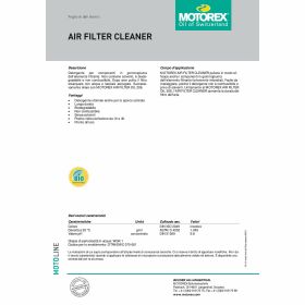 MOTOREX Air Filter Cleaner 4L Detergente Filtri Aria Moto Cross ATV Bio