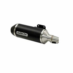 ARROW Urban Slip-On Racing Exhaust Dark Aluminum for Piaggio Vespa GTS 300 i.e 2008-2016