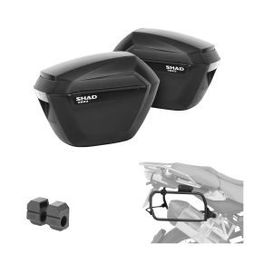 SHAD SH23 Cases kit black 4P for SUZUKI V-Strom 1000/1050