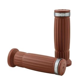 CIRCUIT Poignées Classiques Marron D.22/24x120mm pour Vespa ET2