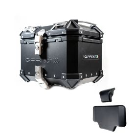 Bauletto moto GPR ALPI-TECH nero 26L con piastra universale e schienalino