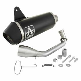 ARROW Urban Racing Exhaust in black aluminum oval with included connector