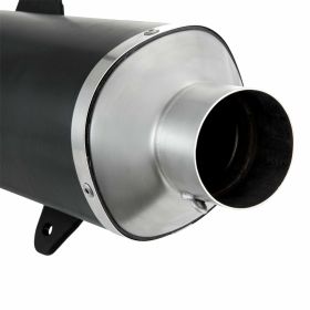 Marmitta ARROW Racing Urban in alluminio nero con cappuccio in carbonio