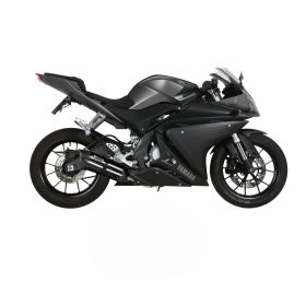 MIVV Suono Vollauspuff Schwarz für YAMAHA YZF R125 2014-2018