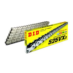 DID VX3 Kettenübertragungskit 116 Glieder 525 Zahnrad 44z geräuschloses Zahnrad 15z