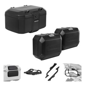 SHAD Complete kit TR55 Pure Black and TR36 black for VOGE DS800 Rally